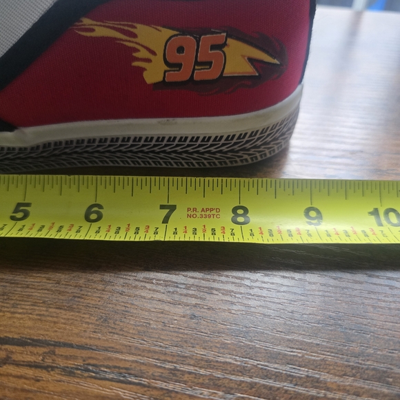 Disney Pixar Cars Lightning McQueen Slip-On Sneakers - Picture 7 of 8